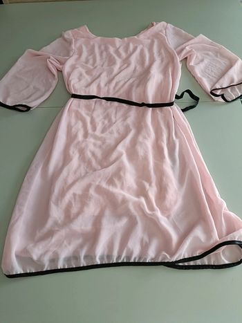 Robe rose taille 2 doublée