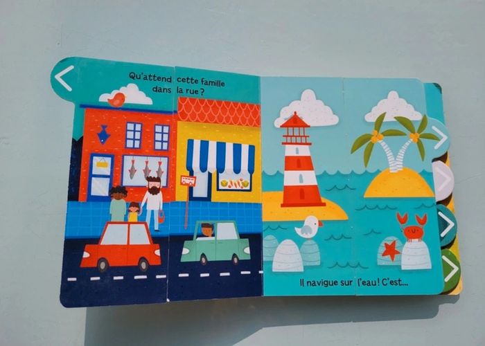 Mon livre surprise 🛩 Les transports 🚗 avec tirettes - photo numéro 4
