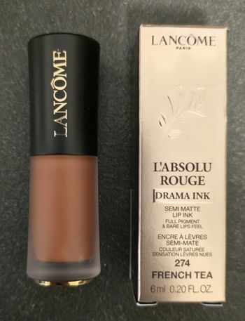 Lancome Rouge à lèvres Drama Ink Absolu 274 French Tea