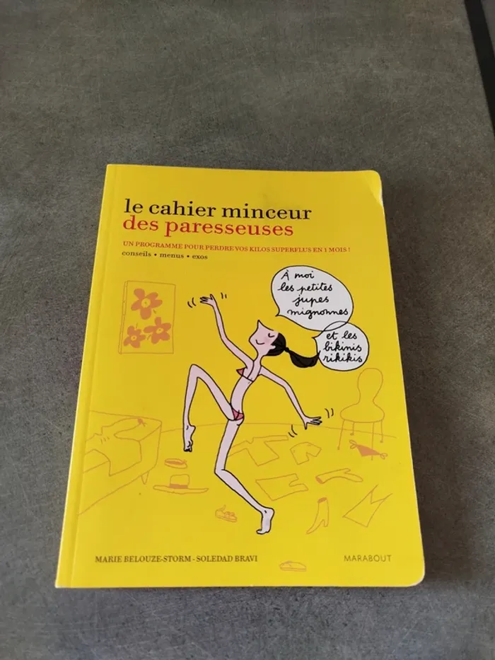 Le cahier minceur des paresseuses