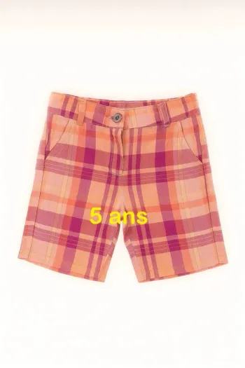 Short jaune rose orange violet Idexe Taille 5 ans