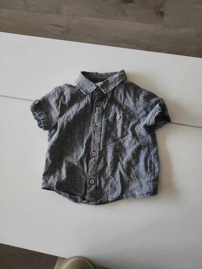 Chemise manche courte 2 ans