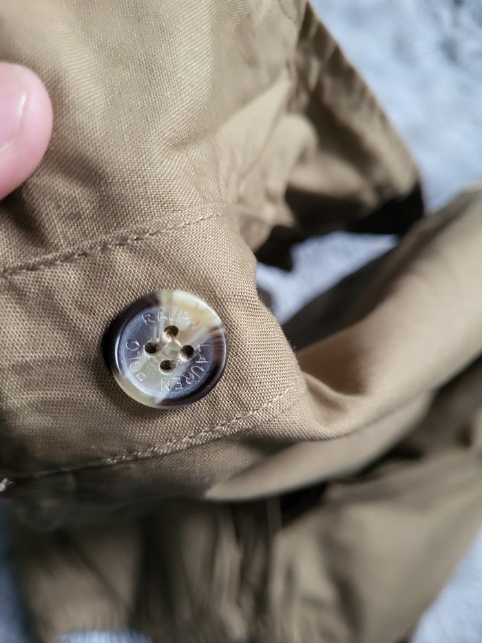 Veste Harrington Polo Ralph Lauren - Beige - Coton Premium - Taille XL - Neuf - photo numéro 6