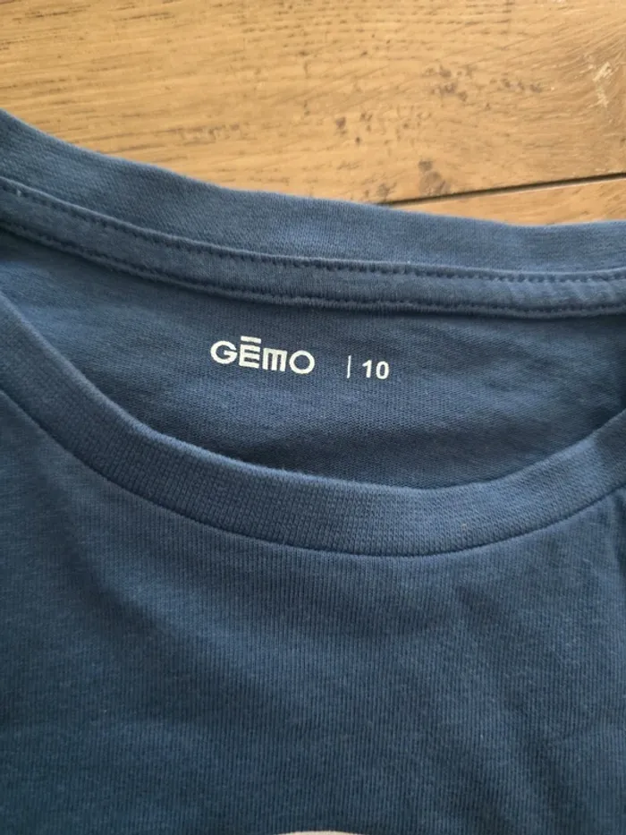 Tee shirt manches longues Gémo 10 ans - photo numéro 3