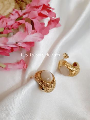 Boucles d'oreilles Laia en acier inoxydable
