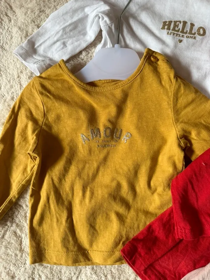 Lot 5 t-shirt manche longues - photo numéro 4