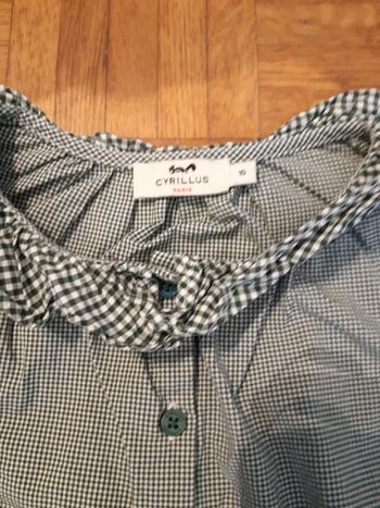 Chemise Manche longues cyrillus 10 ans