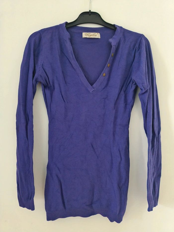 Pull violet taille S