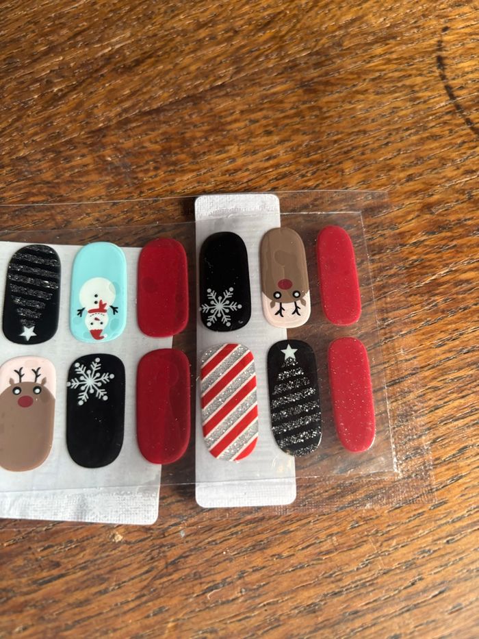 Autocollants ongles Noël - photo numéro 3