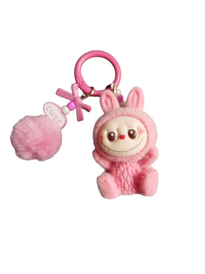 Mignon petit porte-clés Labubu avec pochette cadeau - photo numéro 2