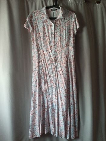 Robe longue a fleurs menglu fashion neuf