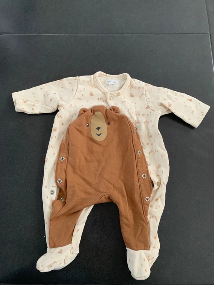 Lot pyjamas garçon en 3 mois d’hiver - photo numéro 4