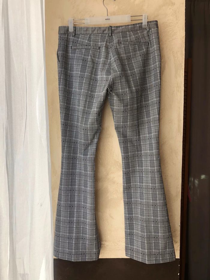 Pantalon flare prince de galles Lauren Vidal XL - photo numéro 4