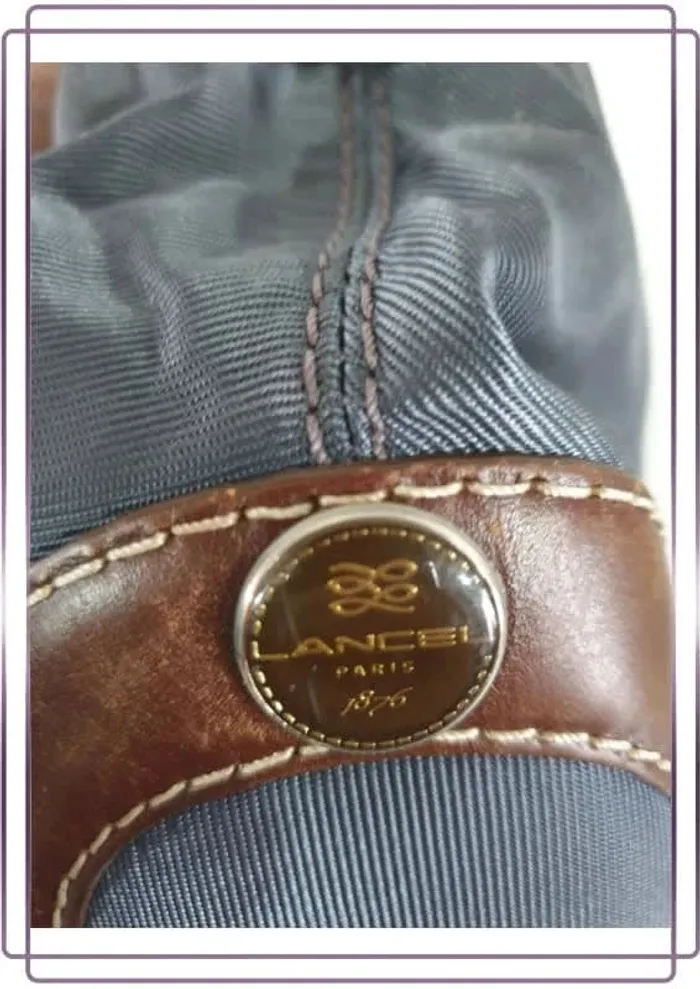 Sac porté épaule Lancel vintage, bon état, 33x20cm - photo numéro 6