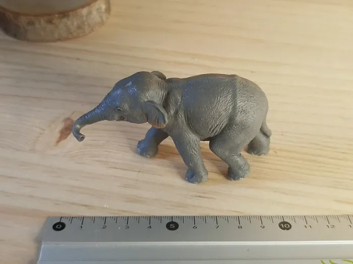 PAPO éléphanteau d'Asie Figurine Animal de la savane - photo numéro 5