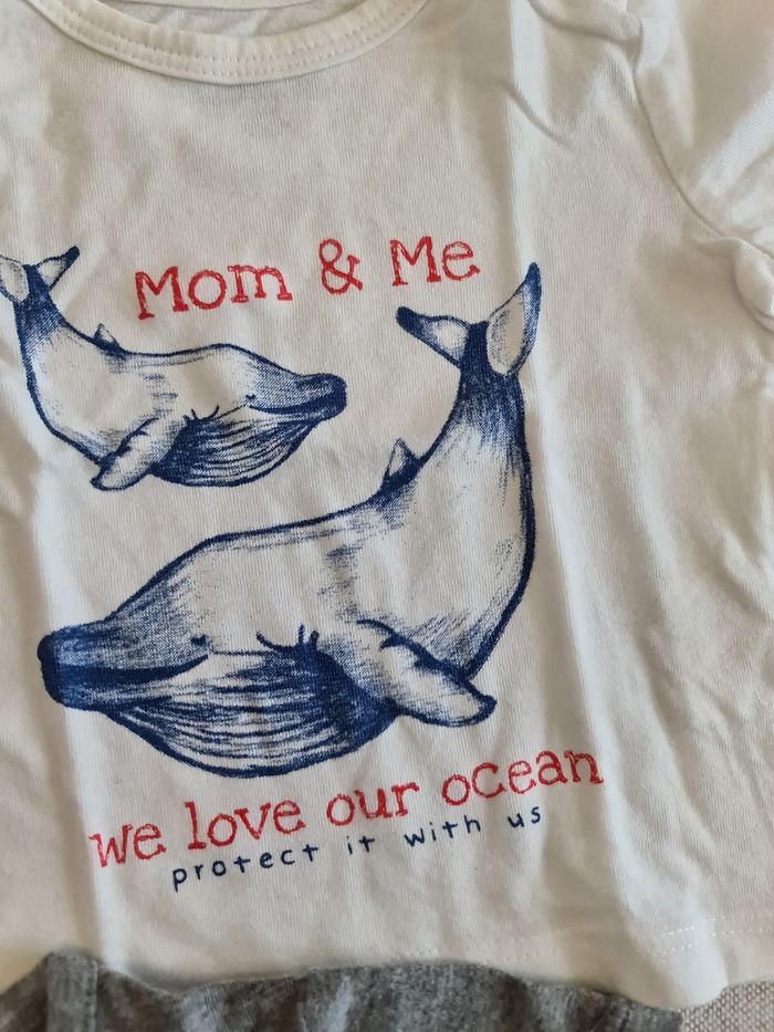 Lot tee shirt 1 mois très bon  état - photo numéro 5