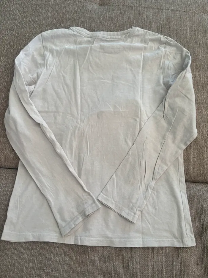 Lot de 2 T shirt manches longues imprimé velours 12 ans - photo numéro 13