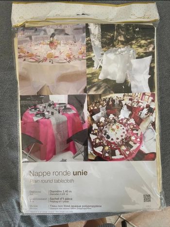 Nappe ronde intissé