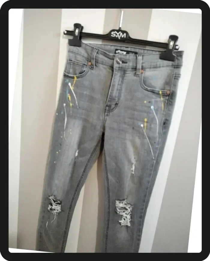 Pantalon en jean skinny - photo numéro 3