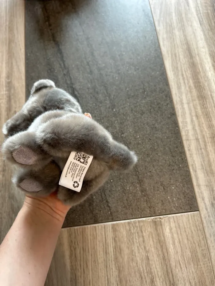 Peluche rhinocéros pet jes world - photo numéro 2