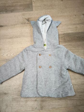 Gros gilet tape à l'oeil neuf 12 mois