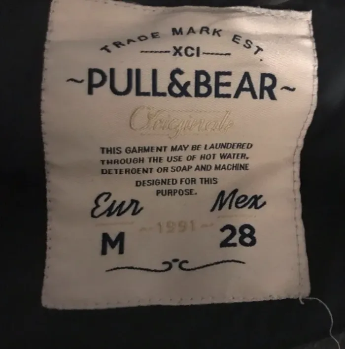 Veste parka pull&bear unisexe sans capuche kaki taille M - photo numéro 4