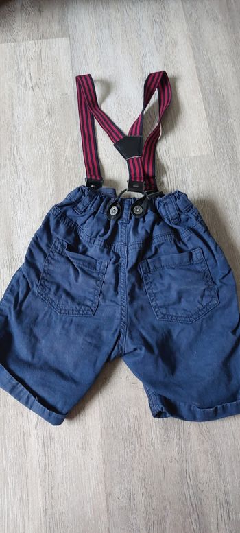 Short et bretelles 3 ans