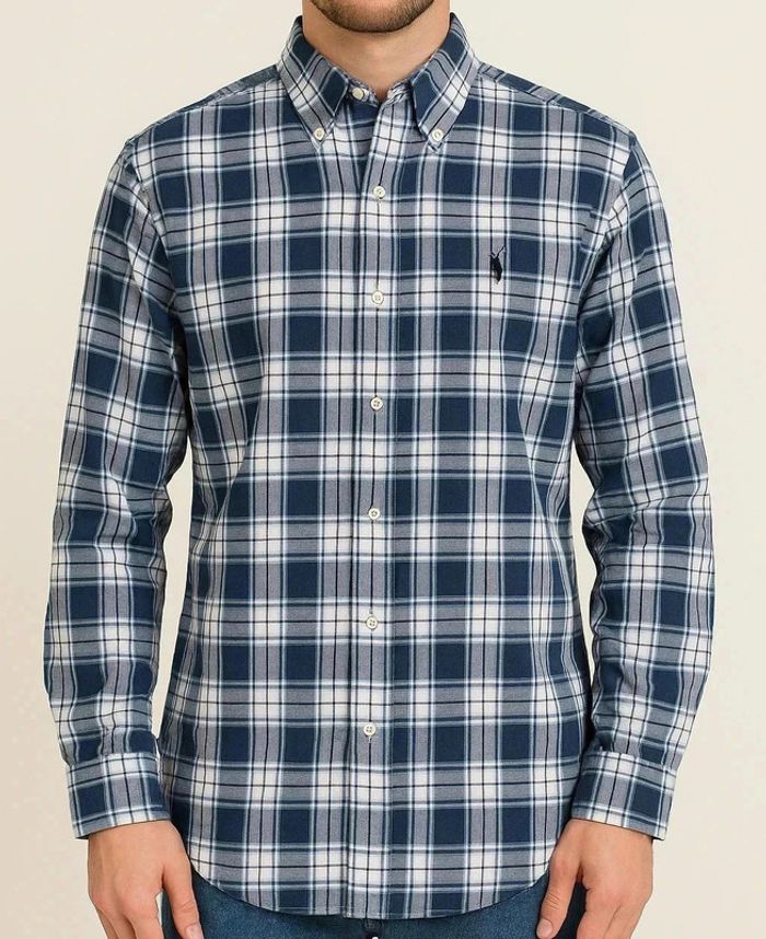 Chemise Ralph Lauren à carreaux – Style Y2K vintage, très bon état, taille M