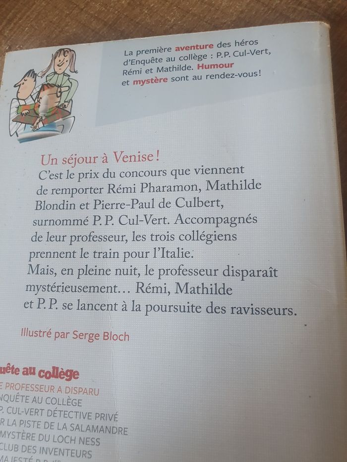 Enquête au collège  - le professeur à disparu - photo numéro 2