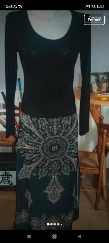 Très belle robe longue f12