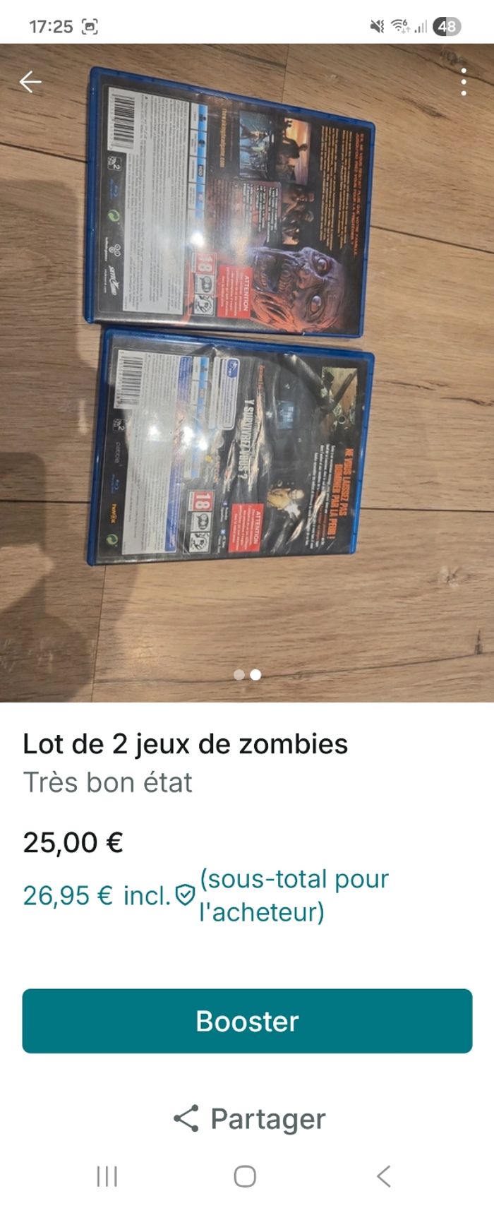 Lot 2 jeux zombies ps4 - photo numéro 2