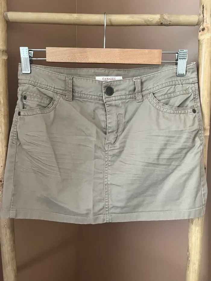 Mini jupe marron
