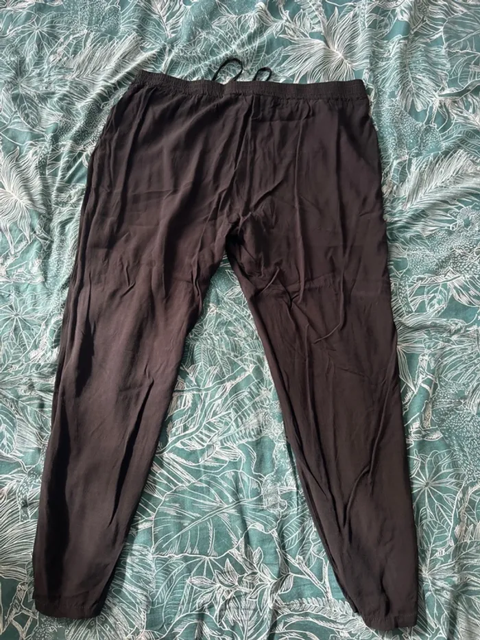 Pantalon en toile noir gemo - photo numéro 4