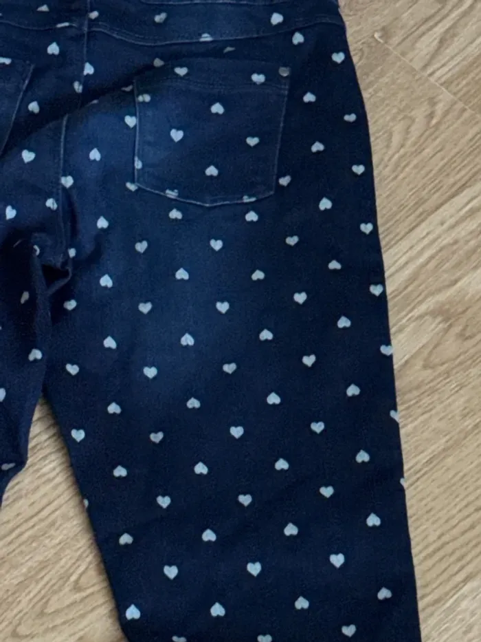 Pantalon slim orchestra 14 ans motifs cœur - photo numéro 9