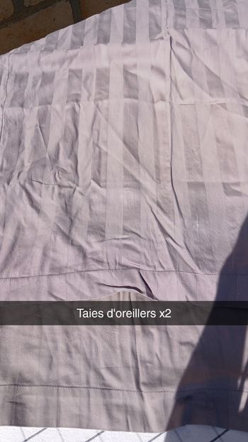 Taies d'oreillers