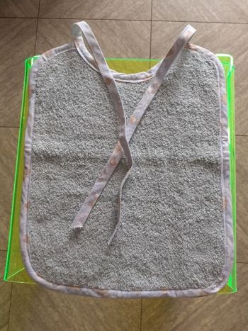 Bavoir en tissu éponge-fait main