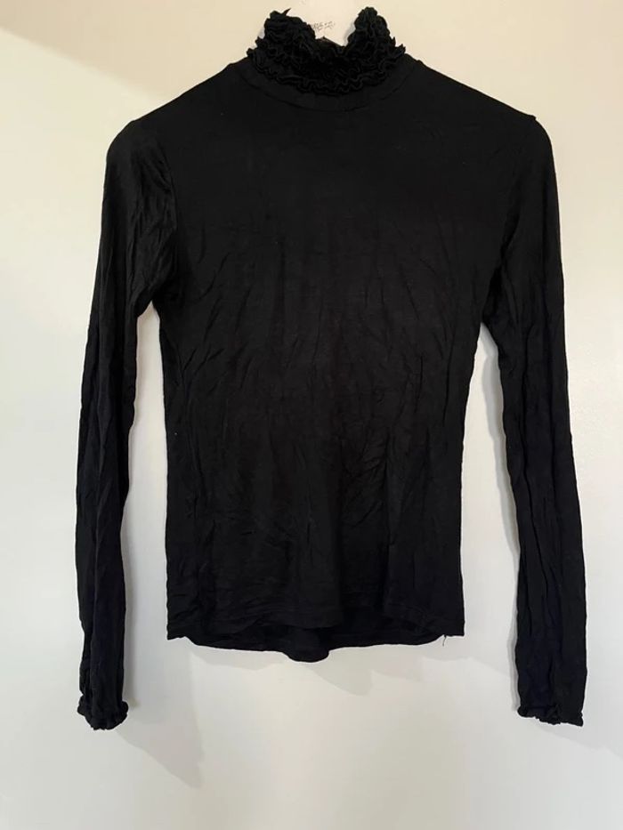 Lot de 2 sous pulls col roulé Femme Taille unique Noir et Gris - photo numéro 3