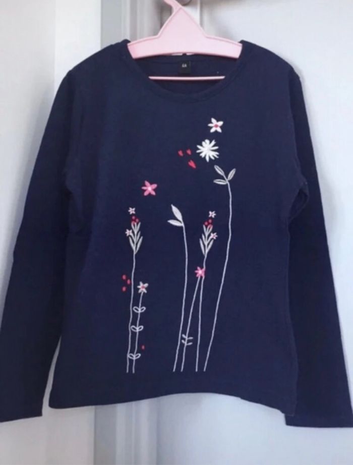 Tee shirt manches longues fille 4 ans - photo numéro 2