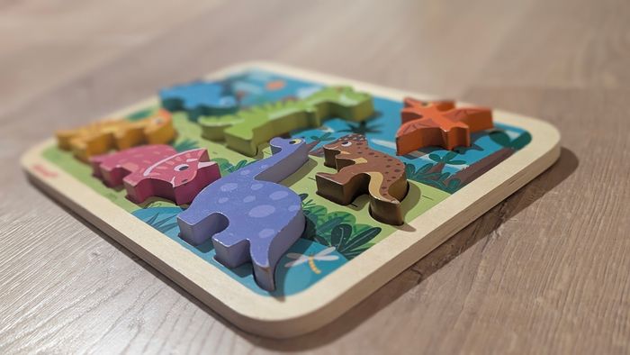 Puzzle bébé Dinausore Janod - photo numéro 4
