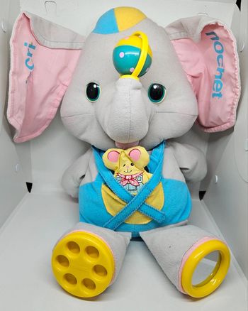 Éléphant hochet.
Hauteur : 39cm