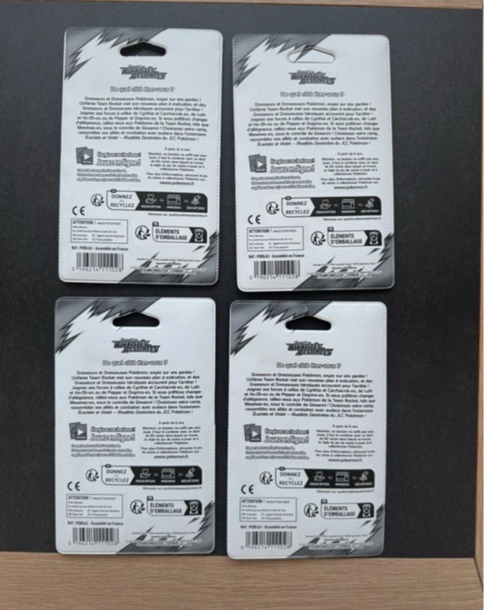 Pokémon Blister Rivalités Destinées Écarlate et Violet EV10 Neuf Français - photo numéro 2