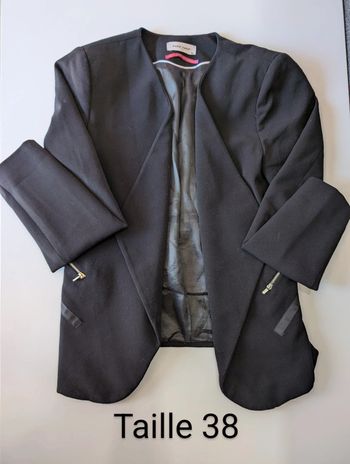 Veste noire Naf Naf - Taille : 38
