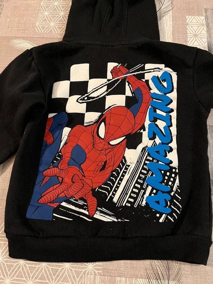 Pull enfant garçon, Spiderman, 4-6 ans, Marvel - photo numéro 2