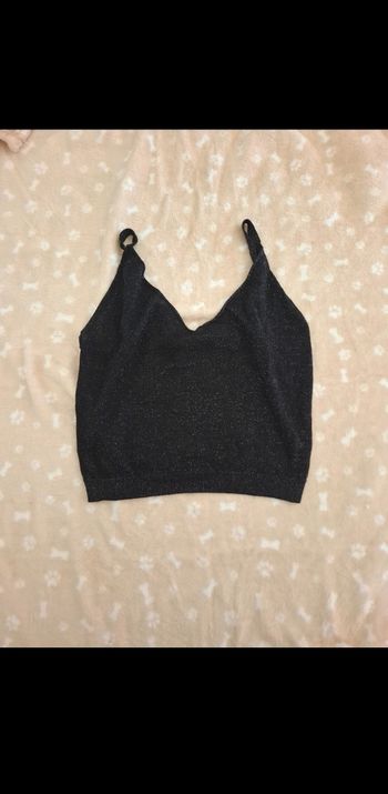 Top court à paillettes