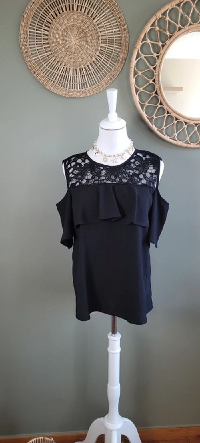 Blouse épaules dénudées Bilin Taille L - photo numéro 2