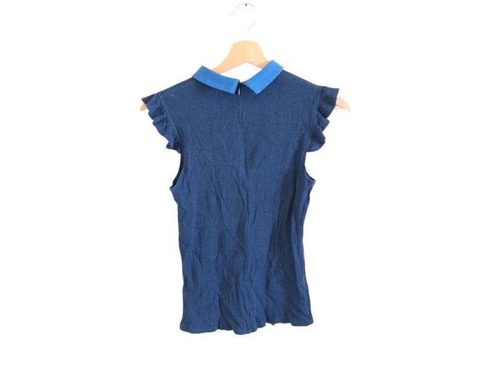 C58 blouse bleu MademoiselleR XS - photo numéro 2
