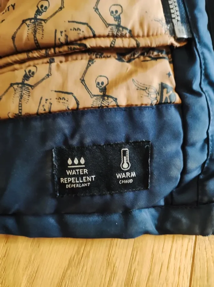 Parka bleu foncé + doudoune - 3 en 1 - 8 ans - photo numéro 9