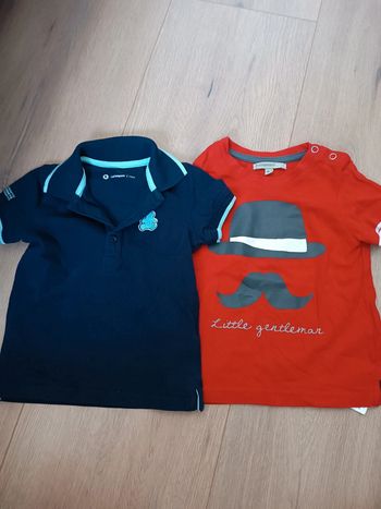 Lot de 2 t-shirts 18 mois