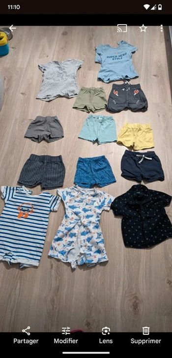 Vêtements été garçon