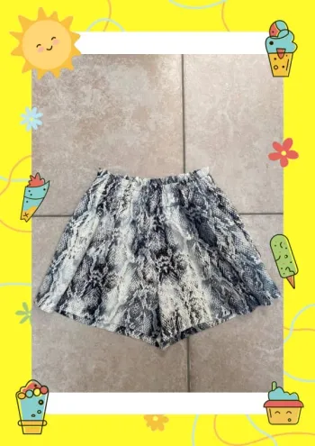 Short cargo gris noir beige Zara XS 34